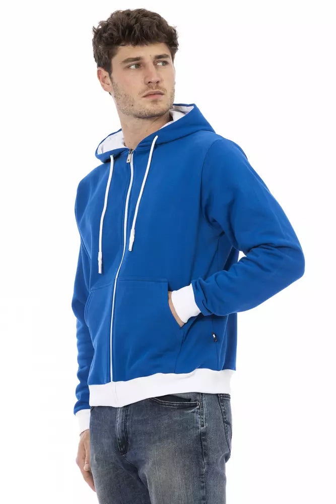 Maglione di lana blu