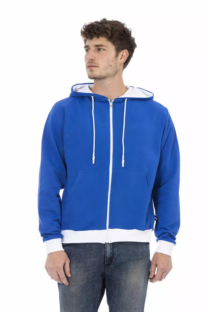 Maglione di lana blu