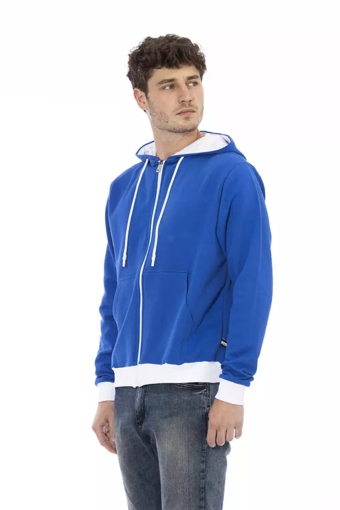 Maglione di lana blu