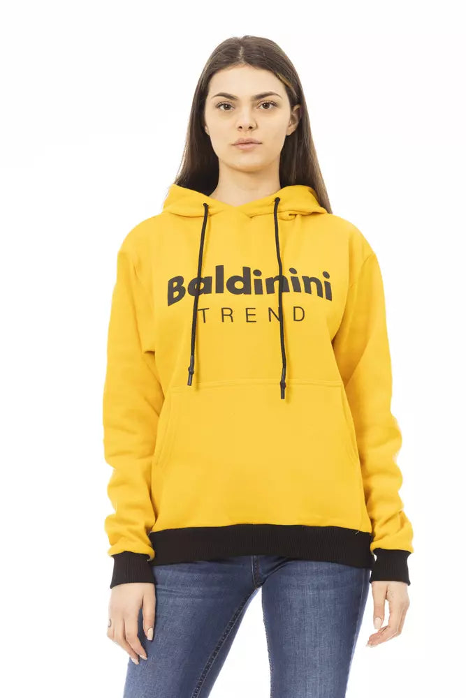 Maglione di cotone giallo