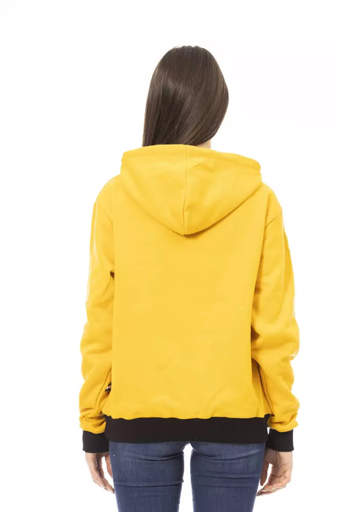 Maglione di cotone giallo