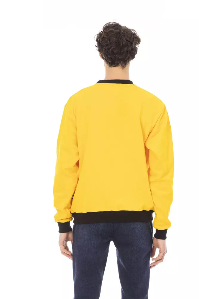 Maglione di cotone giallo