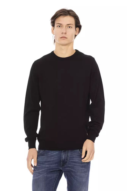 Maglione in tessuto nero