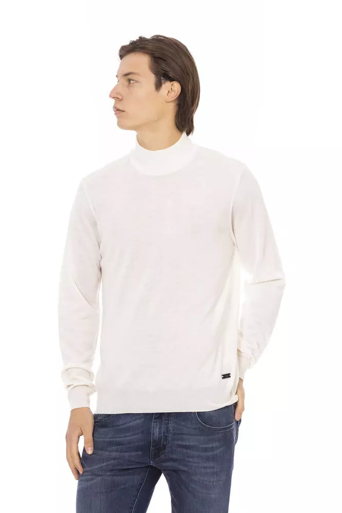 Maglione in tessuto bianco