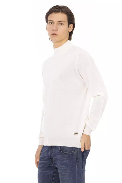 Maglione in tessuto bianco