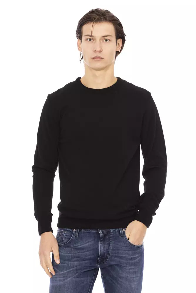 Maglione in tessuto nero