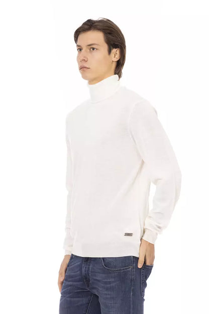 Maglione in tessuto bianco