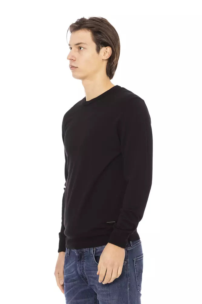 Maglione in tessuto nero