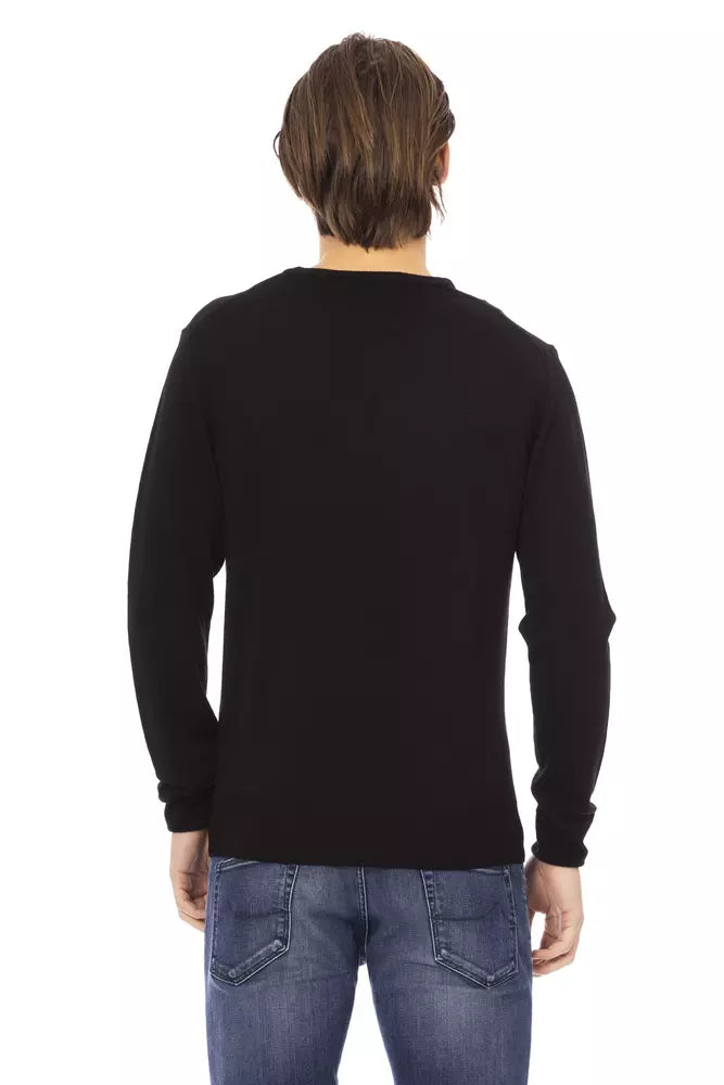 Maglione in tessuto nero