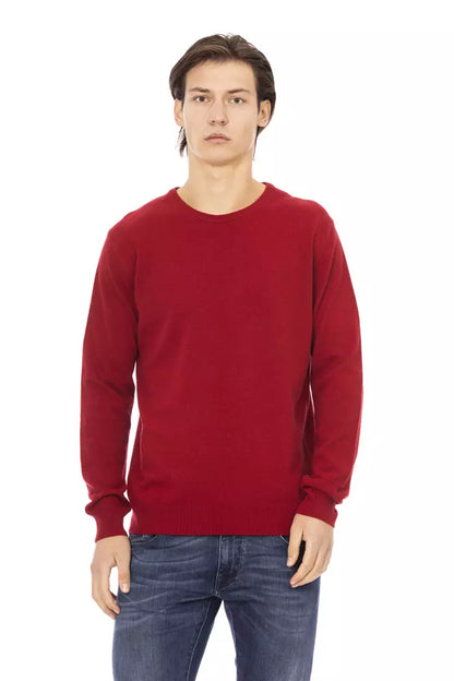 Maglione di lana rossa