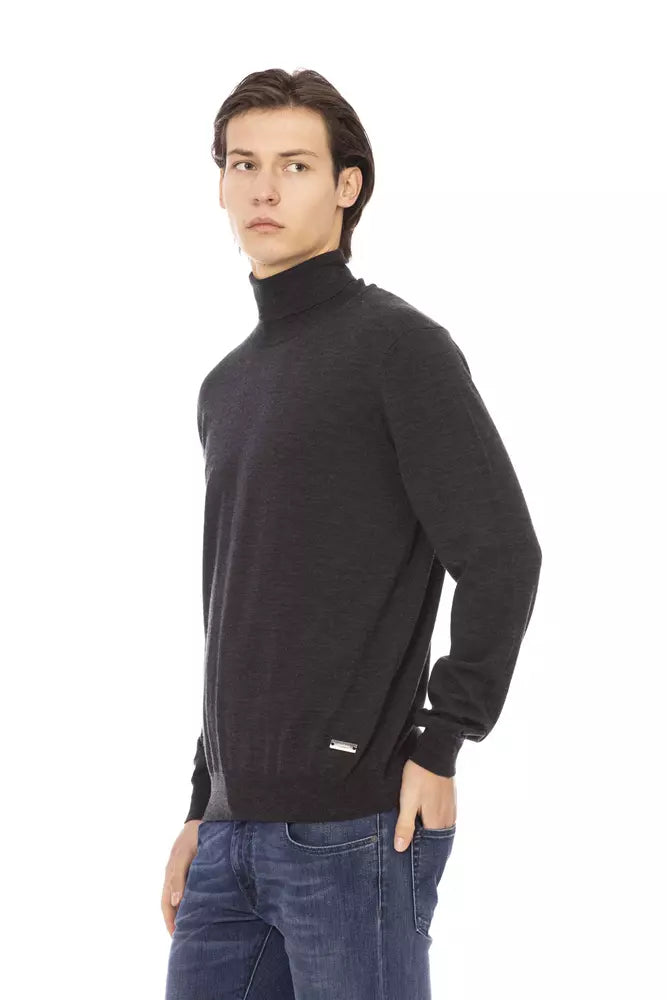 Eleganter Rollkragenpullover in Braun