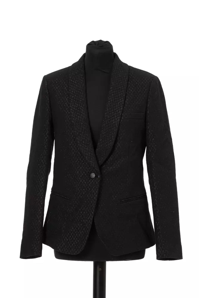 Schwarze Baumwollanzüge und Blazer