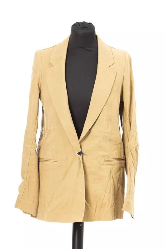 Abiti e blazer in cotone beige