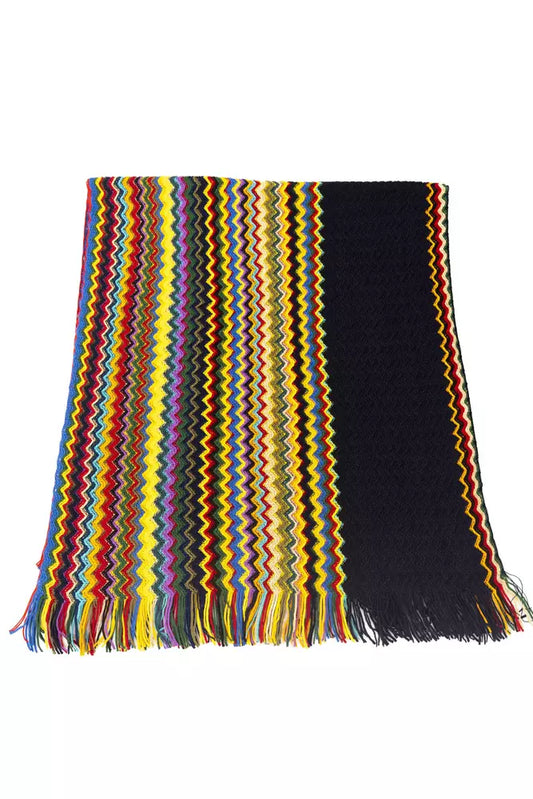 Missoni Multicolor Wool Men Scarf