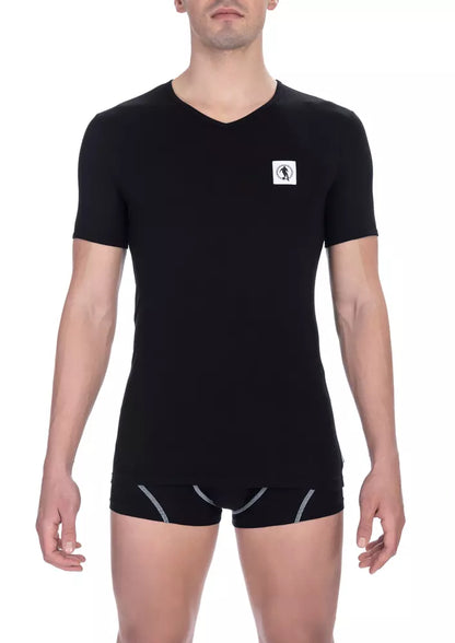 T-shirt en coton noir