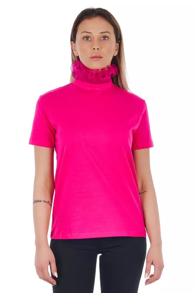 Rosa Baumwoll-Tops und T-Shirt