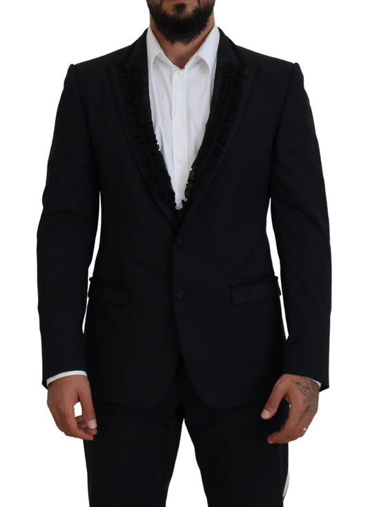 Giacca blazer slim fit MARTINI nera