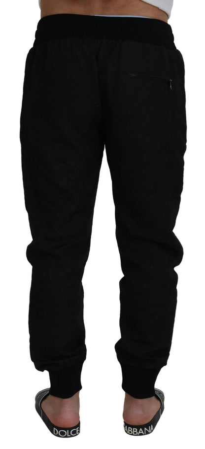 Pantaloni da jogging casual da uomo neri