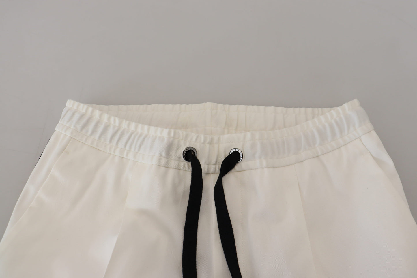 Pantaloni jogger con logo DG in cotone bianco