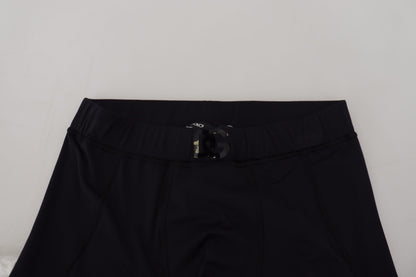 Schicke schwarze Designerhose