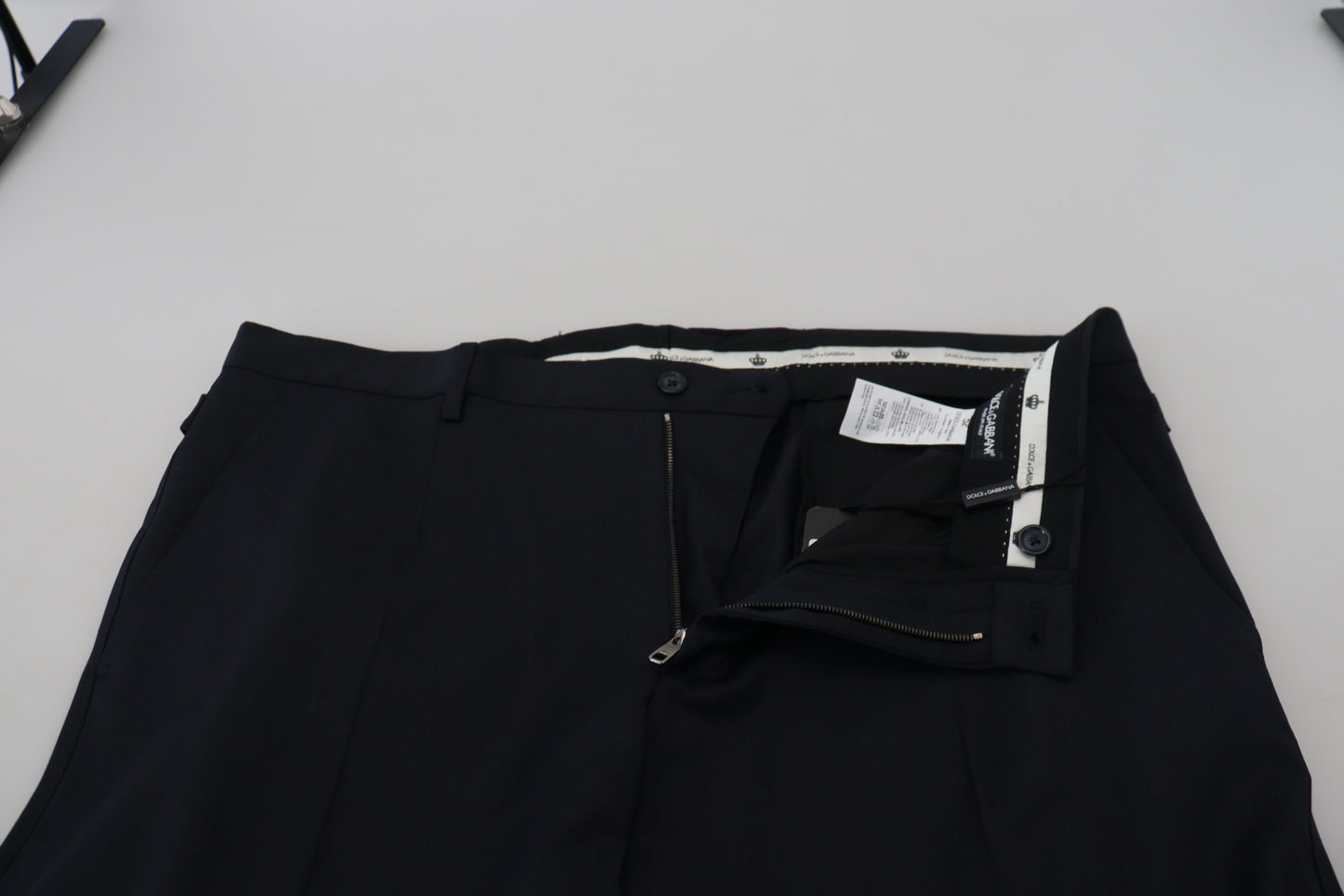 Elegante blaue Hose aus Wollmischung