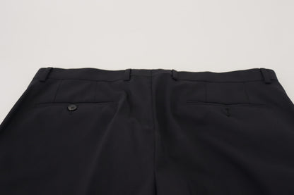 Dolce & Gabbana Elegant Black Wool Blend Trousers