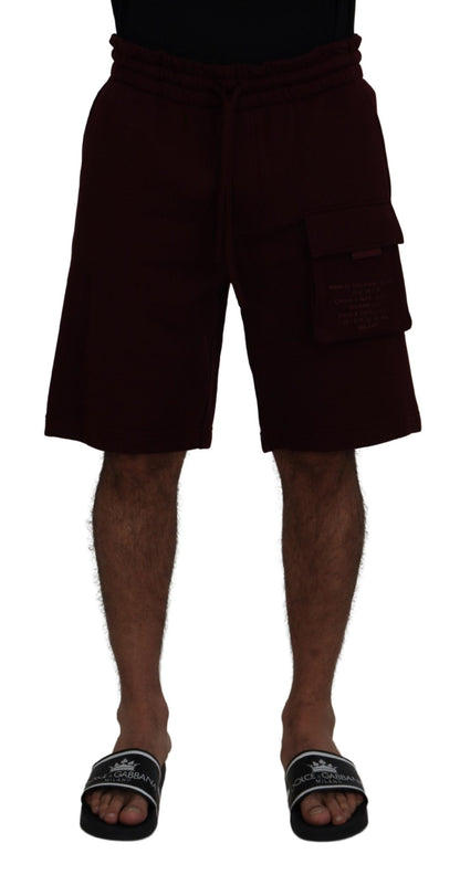 Elegante, kastanienbraune Shorts