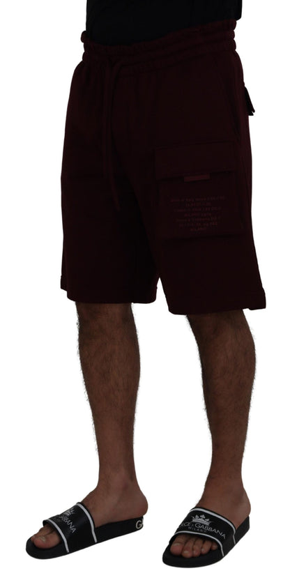 Elegante, kastanienbraune Shorts