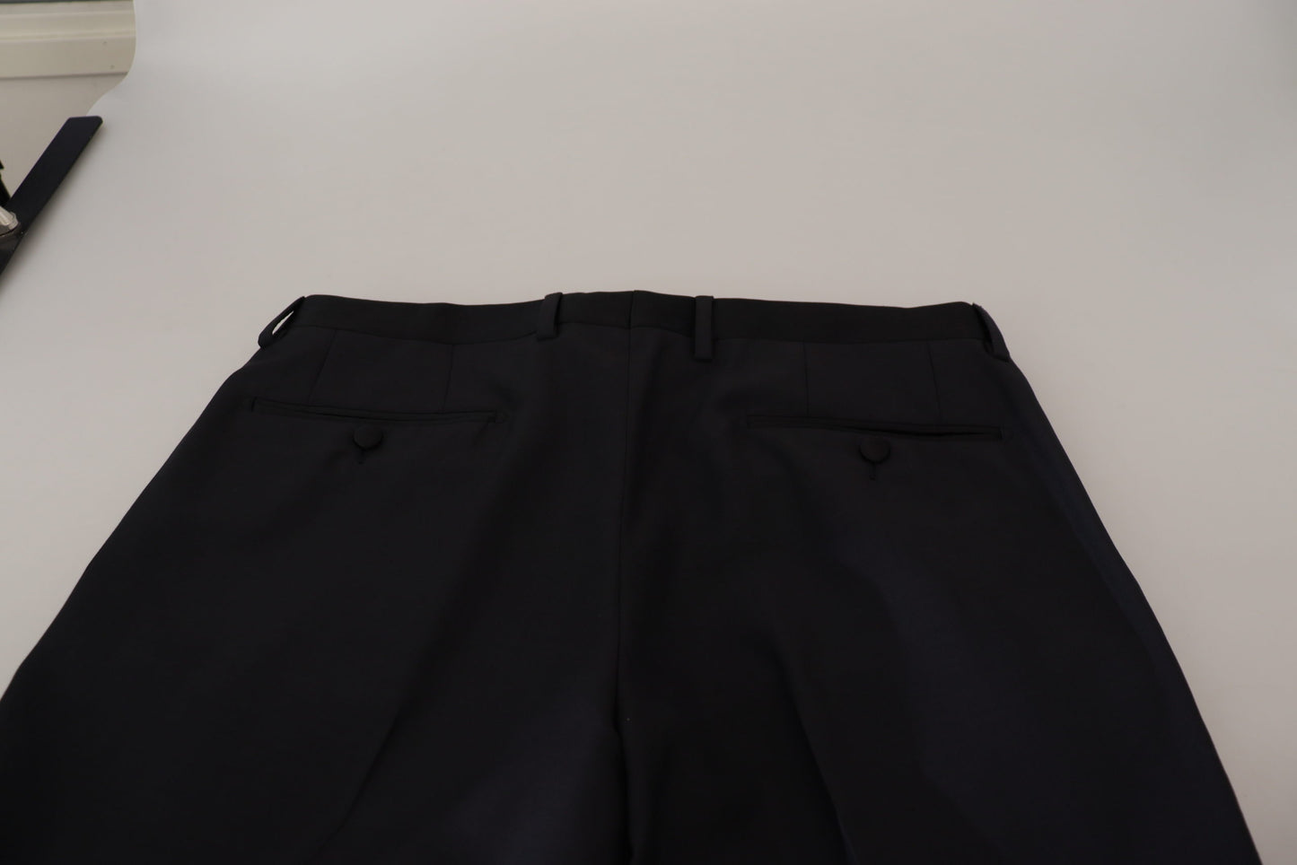 Elegante schwarze Hose aus Wollmischung