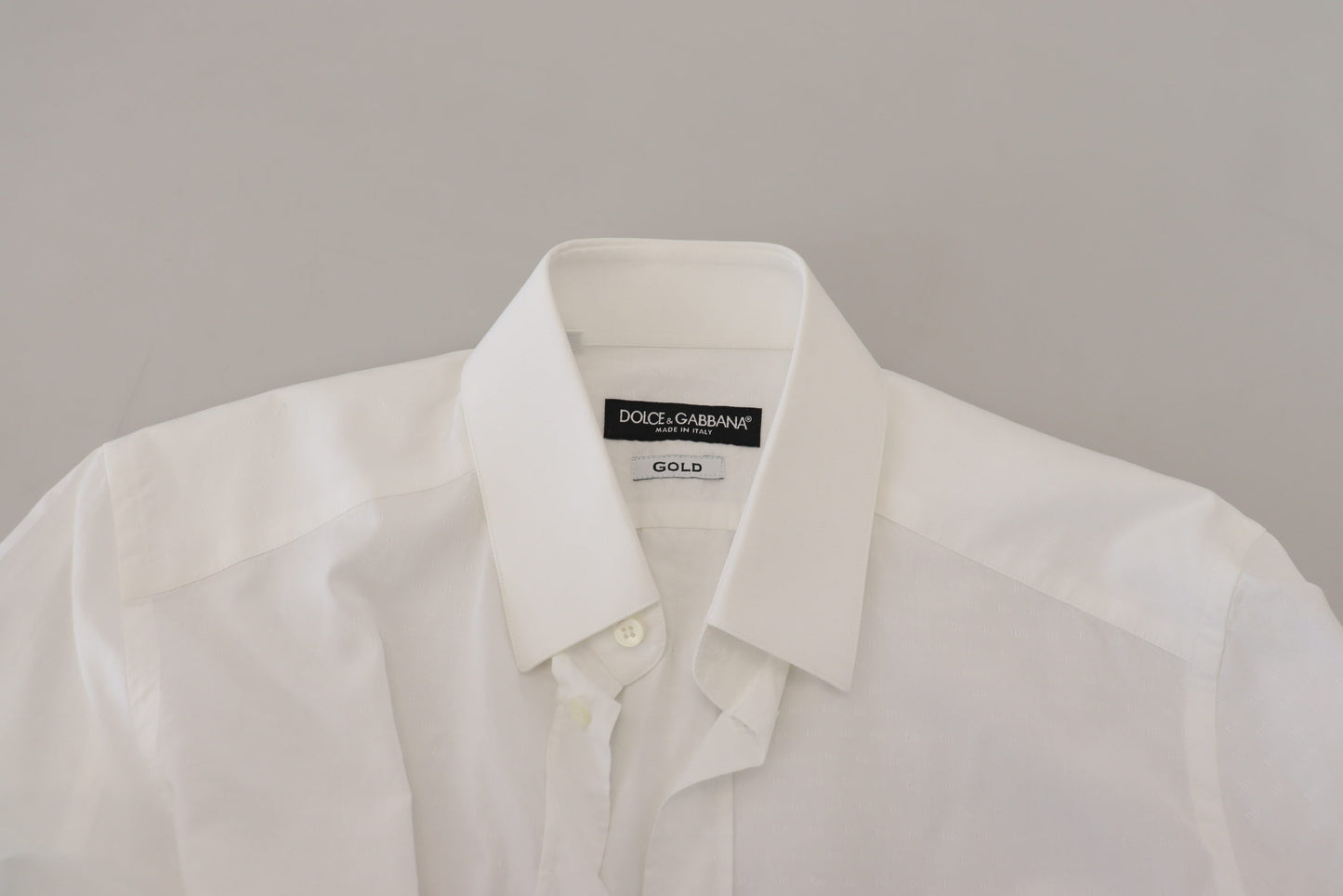 Elegantes weißes Baumwollhemd Slim Fit