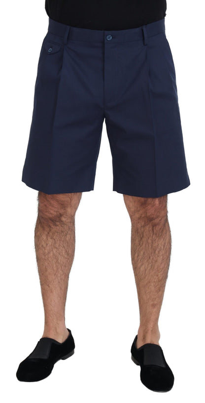 Elegante blaue Chino Shorts