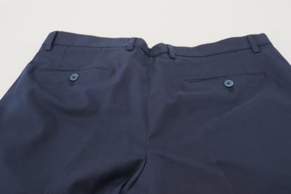 Elegante blaue Chino Shorts