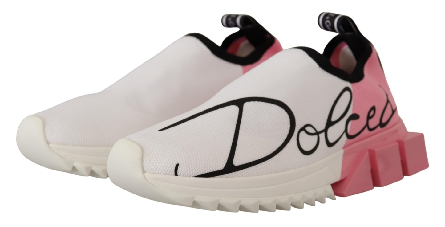 Scarpe da ginnastica Sorrento da donna con logo rosa bianco