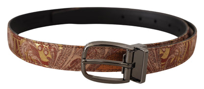 Dolce & Gabbana Multicolor Leather Signature Belt