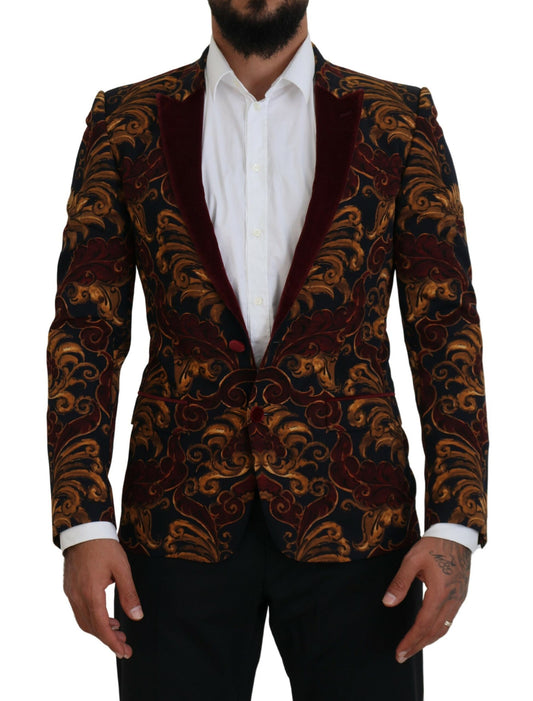 Blazer Martini monopetto floreale multicolore