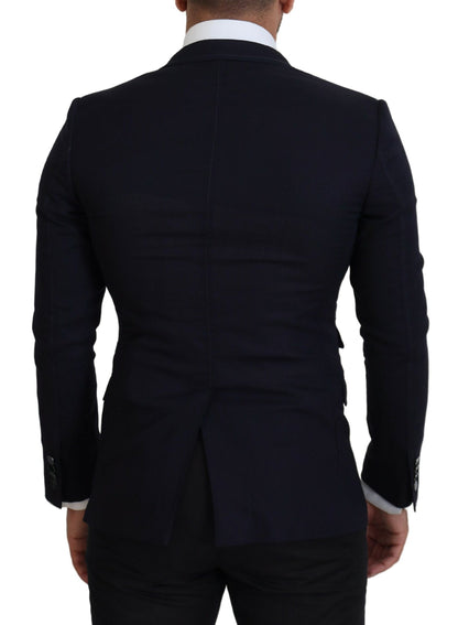 Eleganter schwarzer einreihiger Blazer