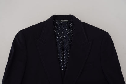 Eleganter schwarzer einreihiger Blazer