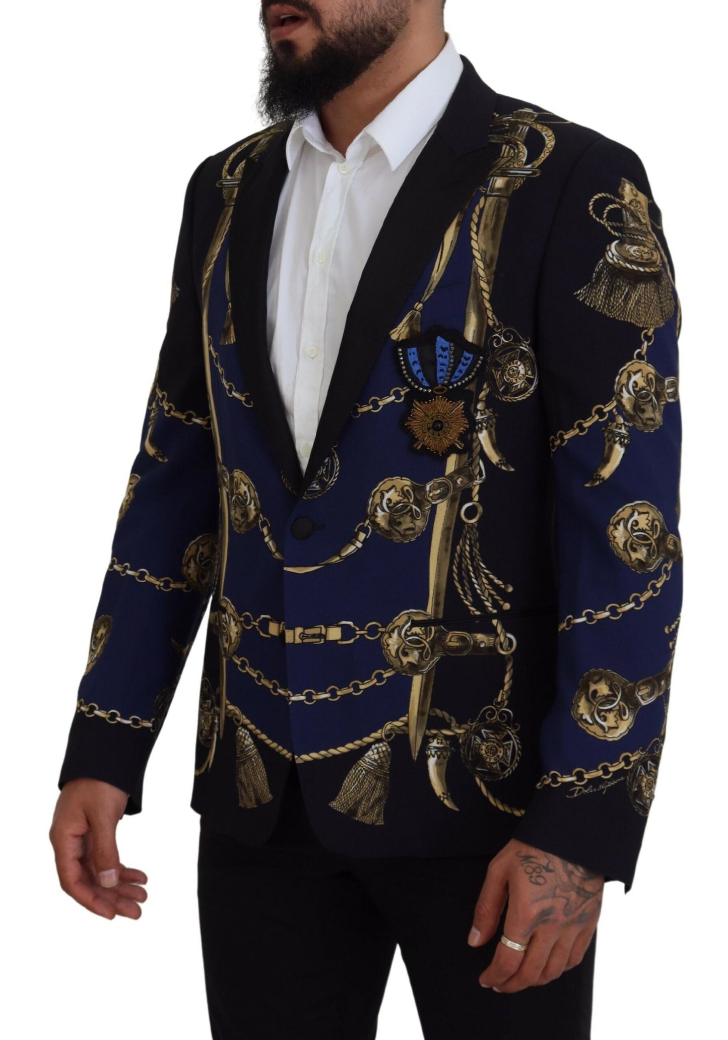 Eleganter mehrfarbiger Martini-Blazer