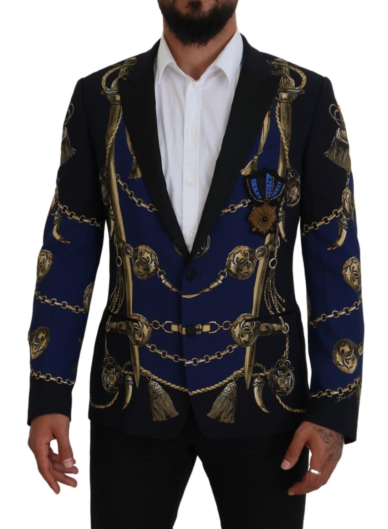 Eleganter mehrfarbiger Martini-Blazer