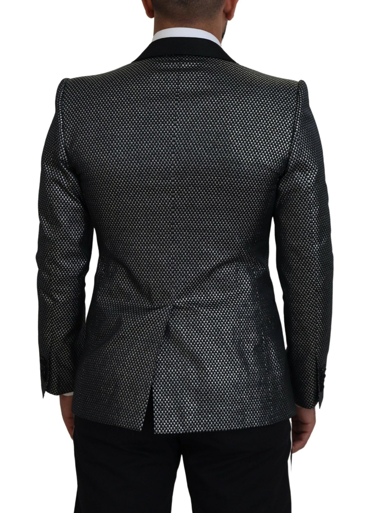 Eleganter einreihiger Jacquard-Blazer