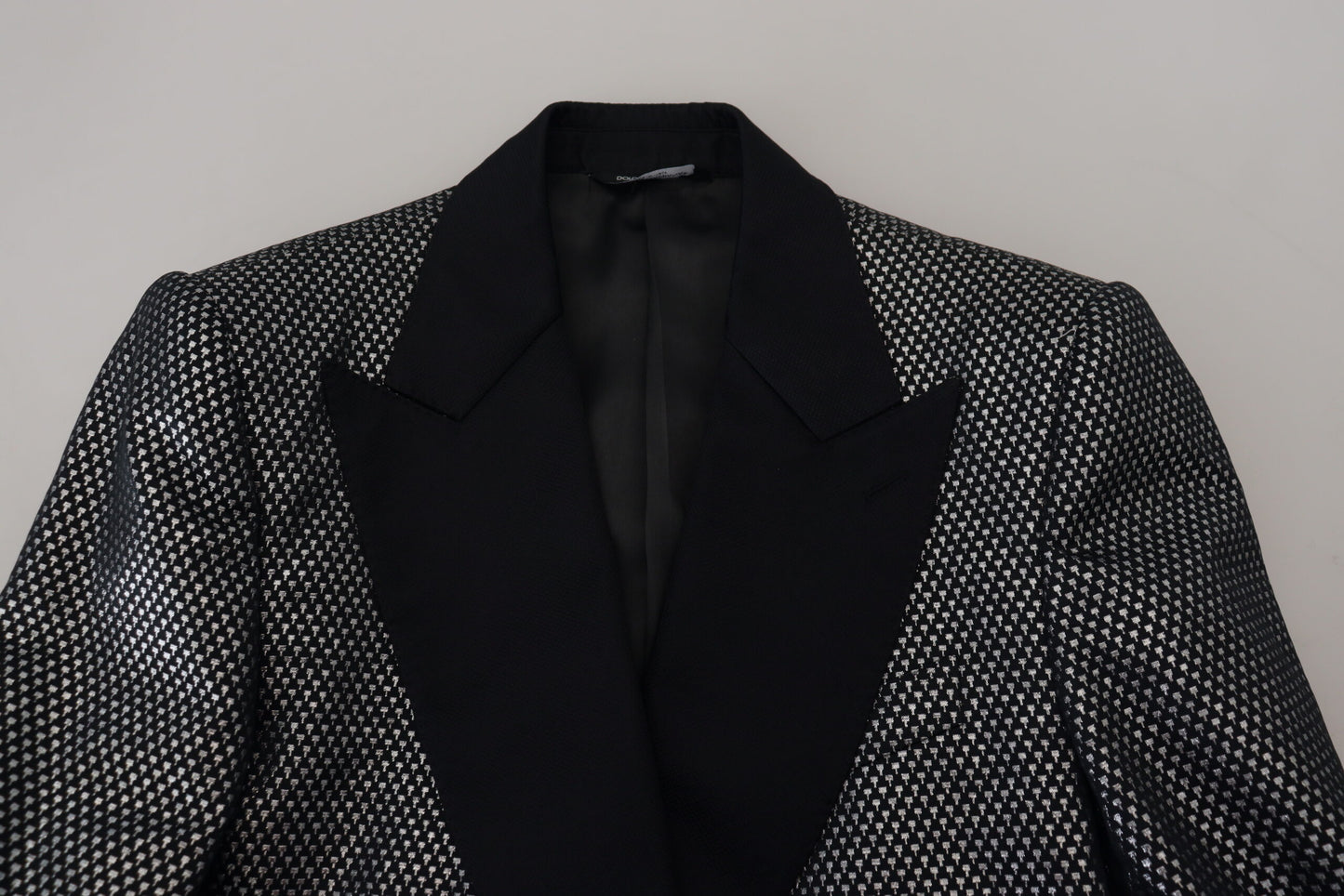 Eleganter einreihiger Jacquard-Blazer