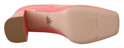 Elegante rosa Pumps mit quadratischer Spitze