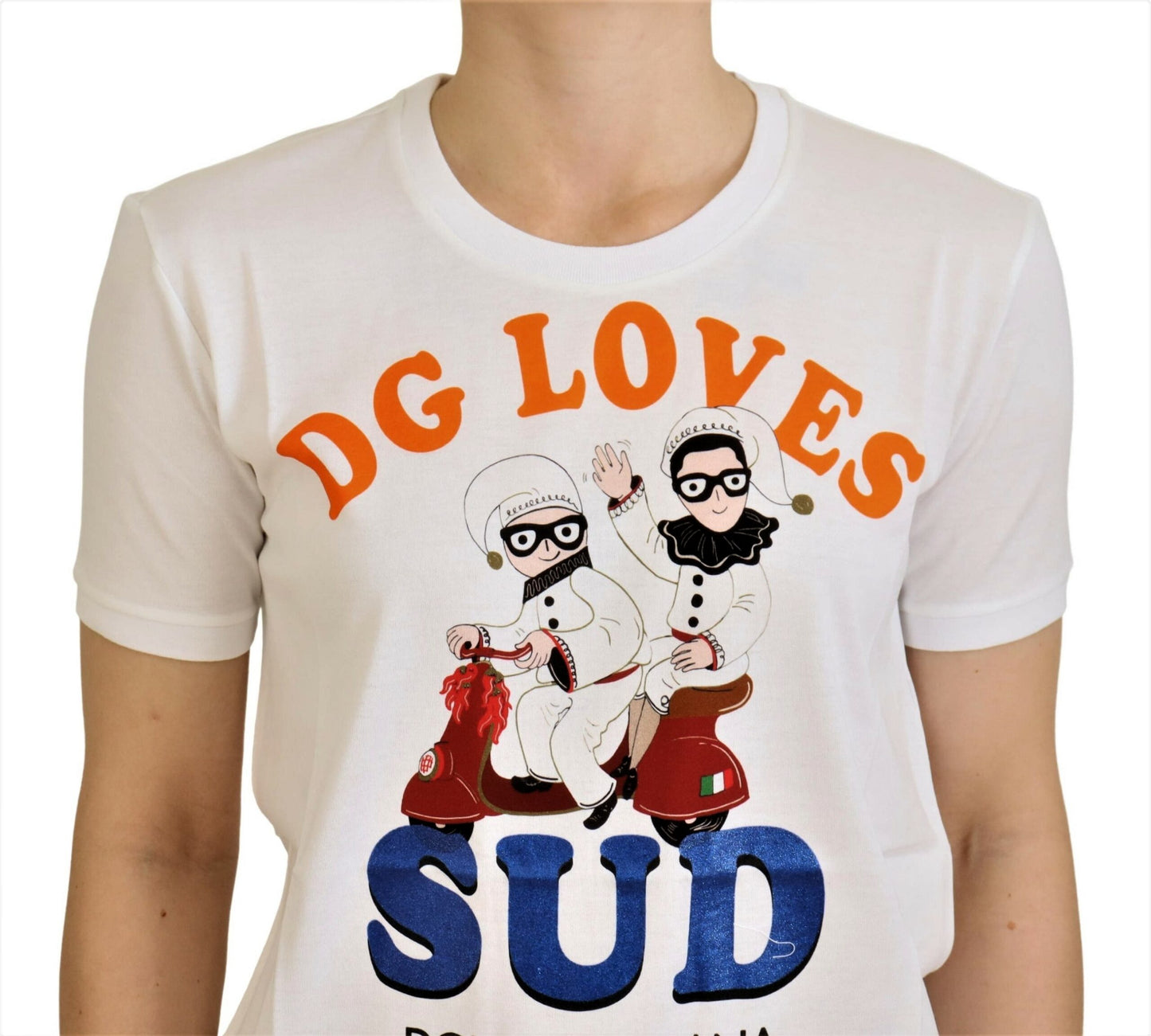 T-shirt DG Loves SUD in cotone bianco