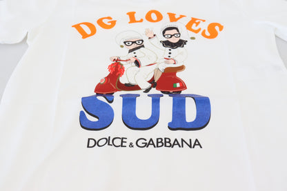 T-shirt DG Loves SUD in cotone bianco