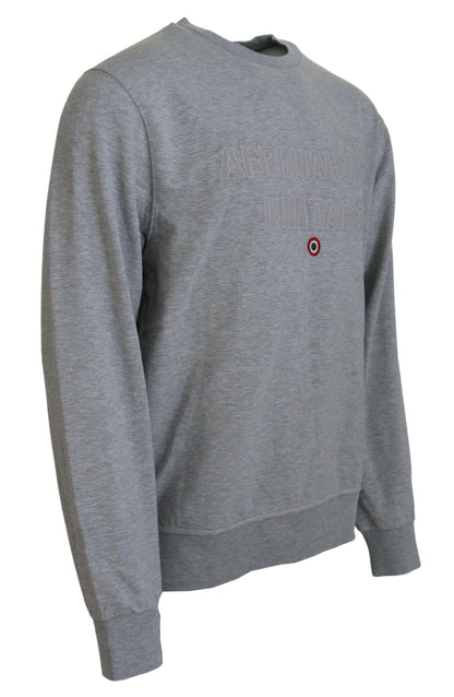 Eleganter grauer Pullover