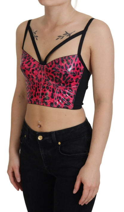 Bustier-Korsett mit Leopardenmuster