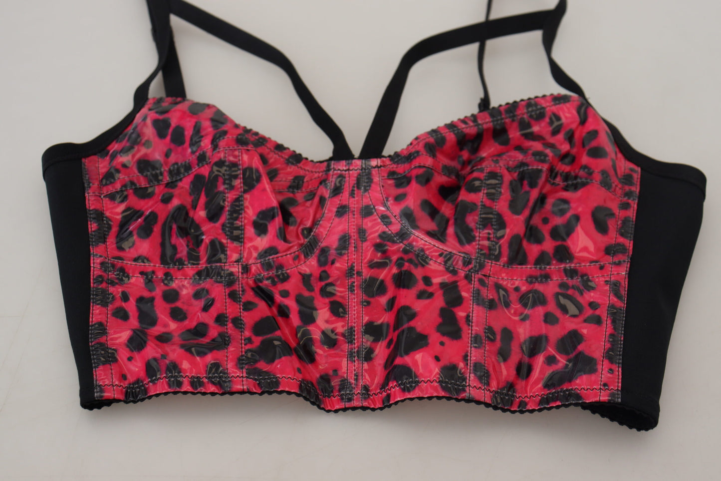 Bustier-Korsett mit Leopardenmuster