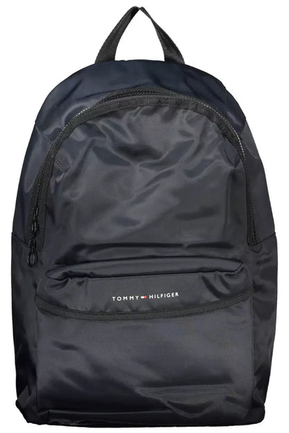 Tommy Hilfiger Blue Polyester Men Backpack