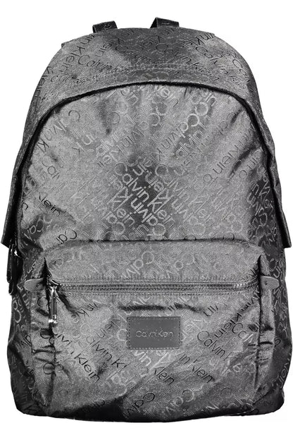 Calvin Klein Black Polyester Men Backpack