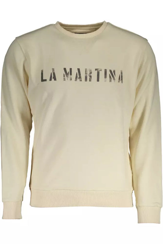 Elegantes weißes Sweatshirt mit Logo-Print